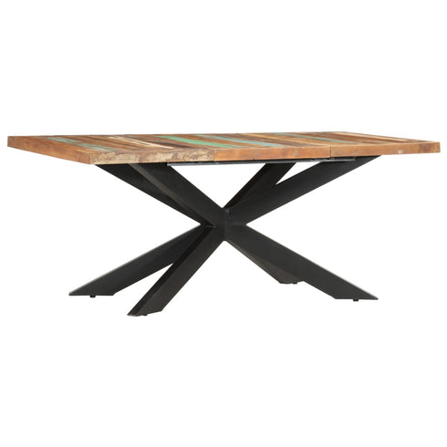 Mecham - Dining Table 1800 x 900 x 760 mm Solid Reclaimed Wood